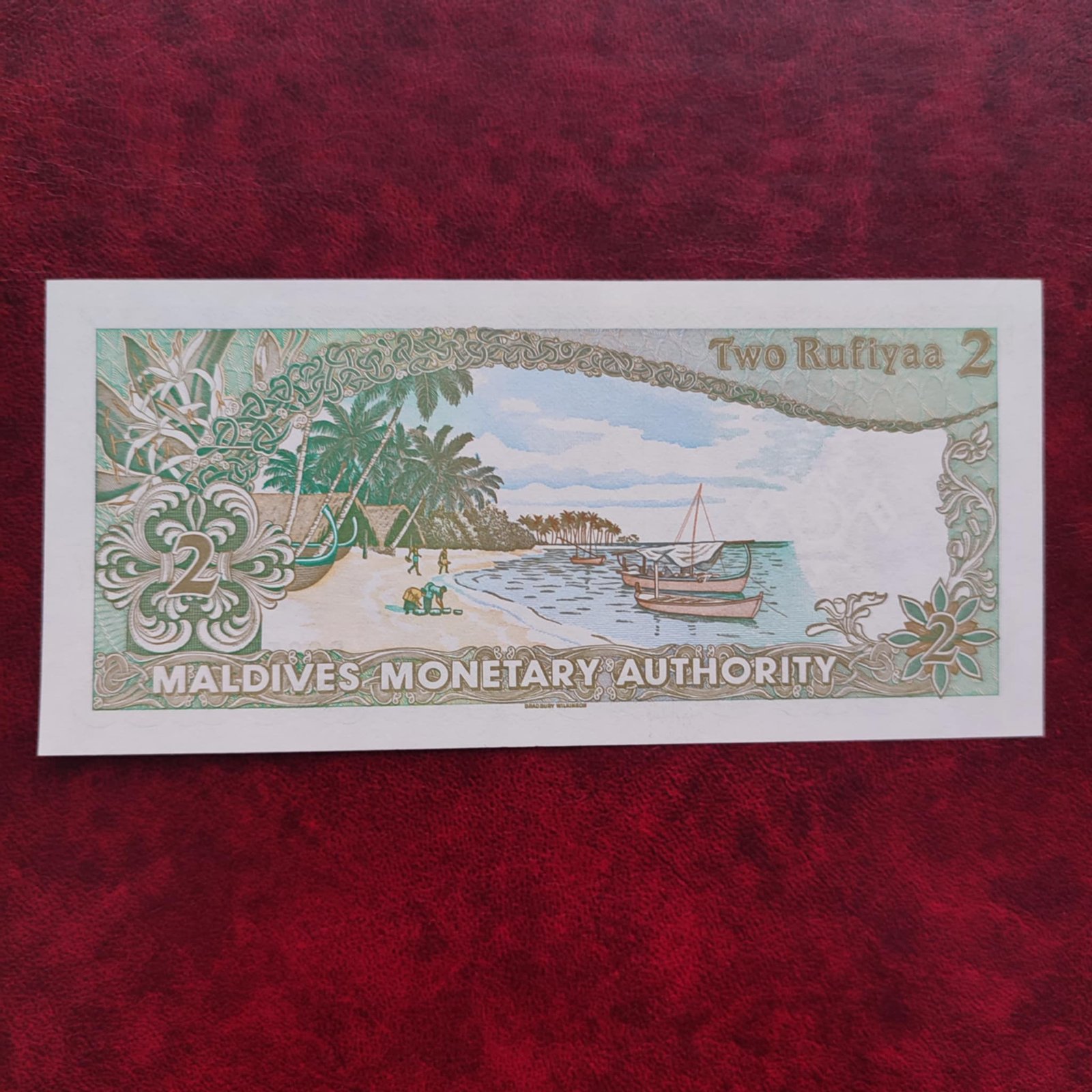 MALDYVAI . 2 RUFIYAA 1983 UNC - erpnumismatics.lt